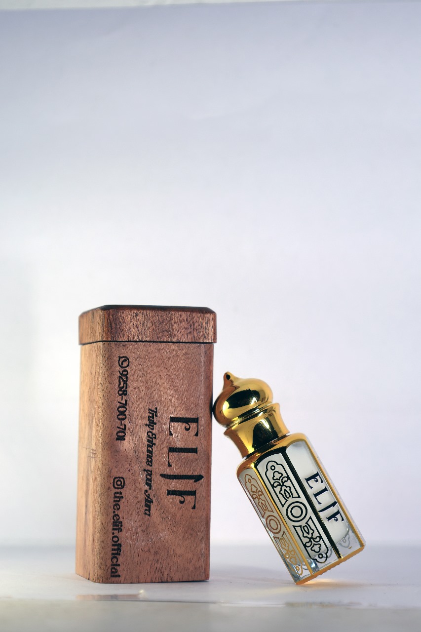 Elif 12ml attar bottle with wooden case
